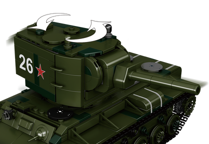 Mould King 20026 Military KV2 Heavy Tanks Building Toy Set | 952 PCS