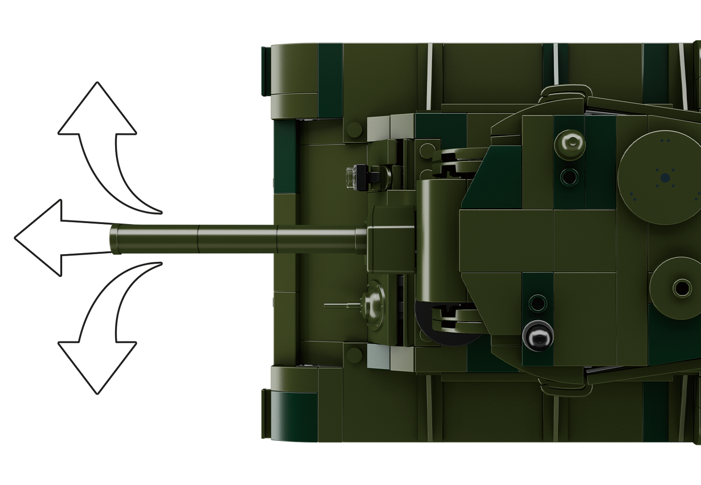 Mould King 20026 Military KV2 Heavy Tanks Building Toy Set | 952 PCS