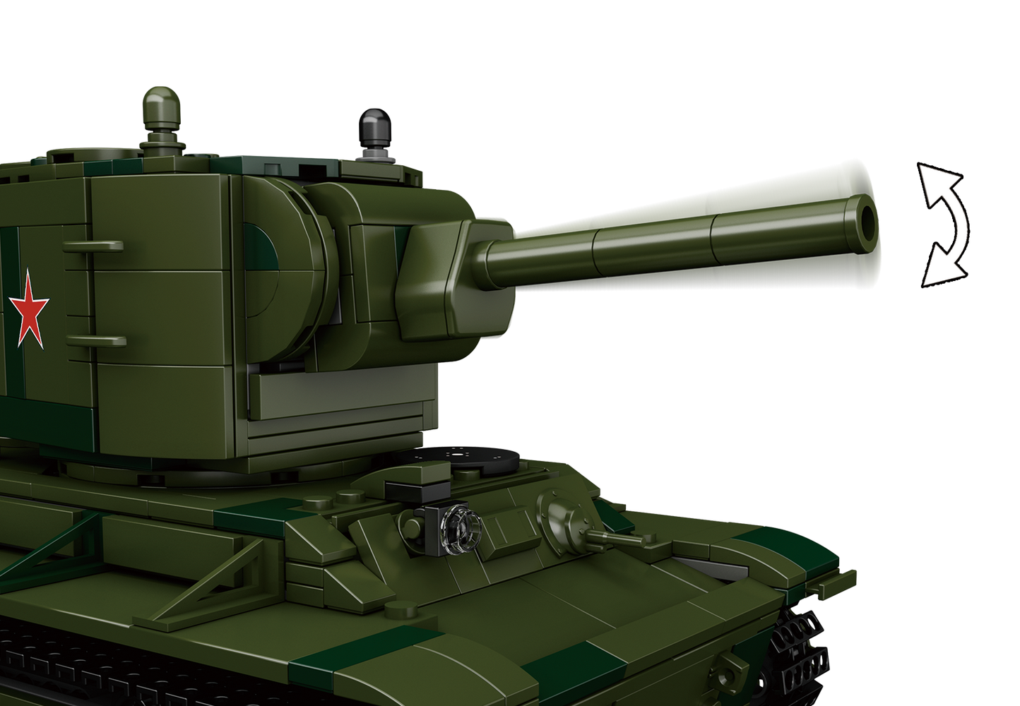 Mould King 20026 Military KV2 Heavy Tanks Building Toy Set | 952 PCS