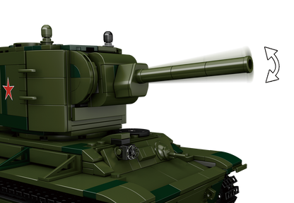 Mould King 20026 Military KV2 Heavy Tanks Building Toy Set | 952 PCS