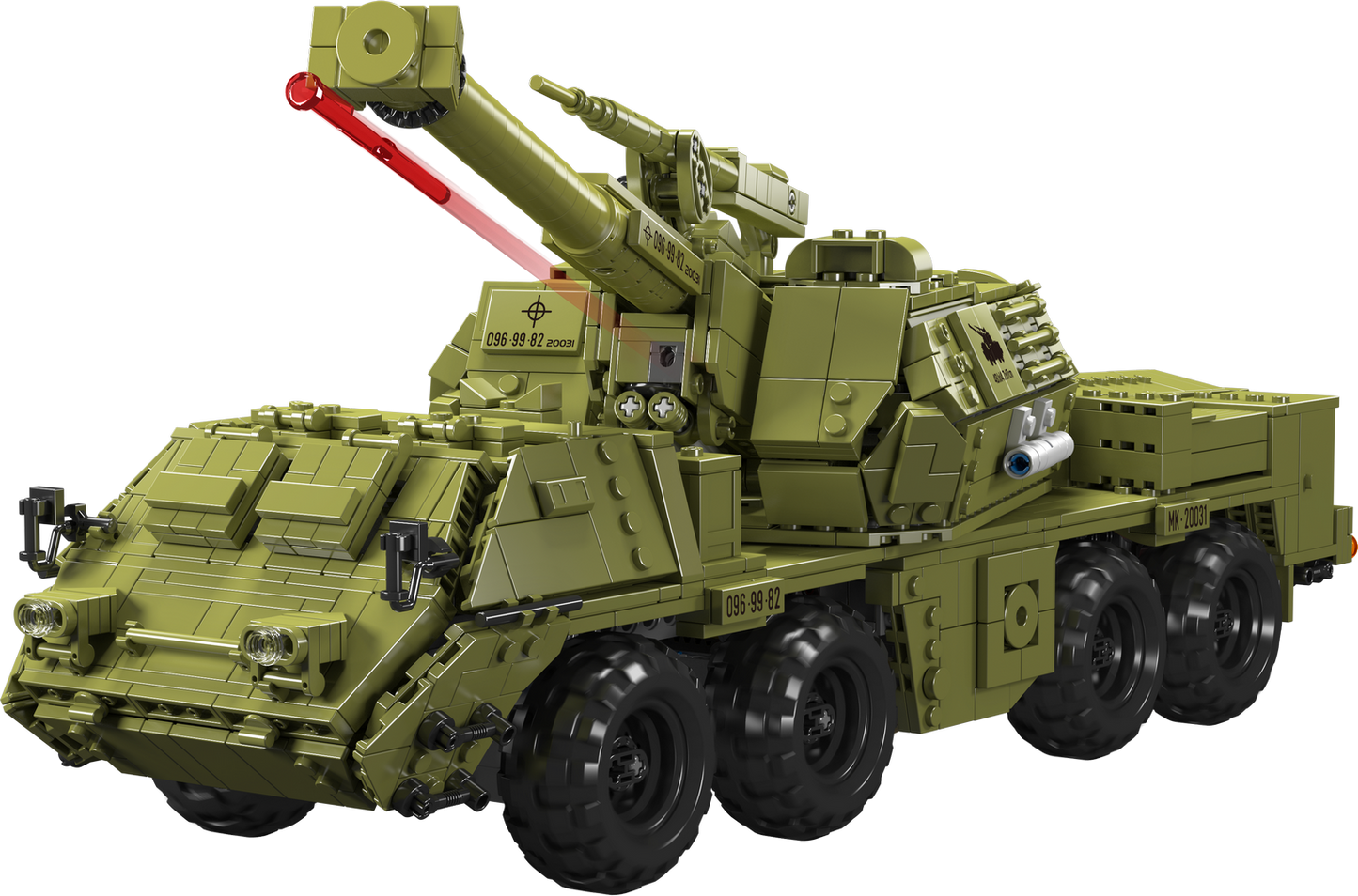 Mould King 20031 Military Dana Self-propelled Howitzer Building Toy Set | 1923 PCS