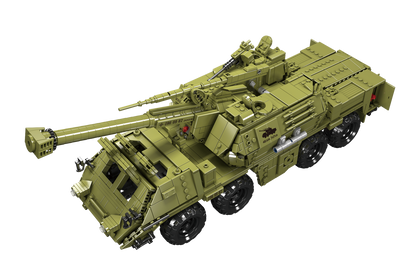 Mould King 20031 Military Dana Self-propelled Howitzer Building Toy Set | 1923 PCS
