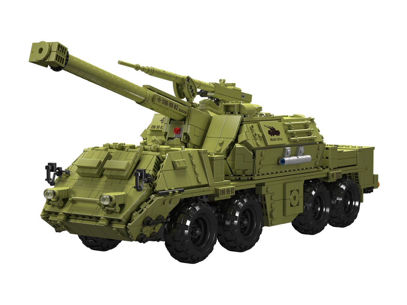 Mould King 20031 Military Dana Self-propelled Howitzer Building Toy Set | 1923 PCS