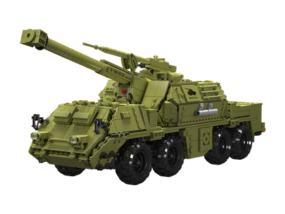 Mould King 20031 Military Dana Self-propelled Howitzer Building Toy Set | 1923 PCS