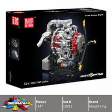 Mould King 10211 Radial Aviation Engine Building Toy Set | 1147 PCS