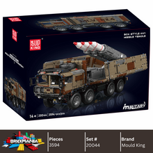 Mould King 20044 Military 8x4 RC Missile Truck Building Toy Set | 3594 PCS