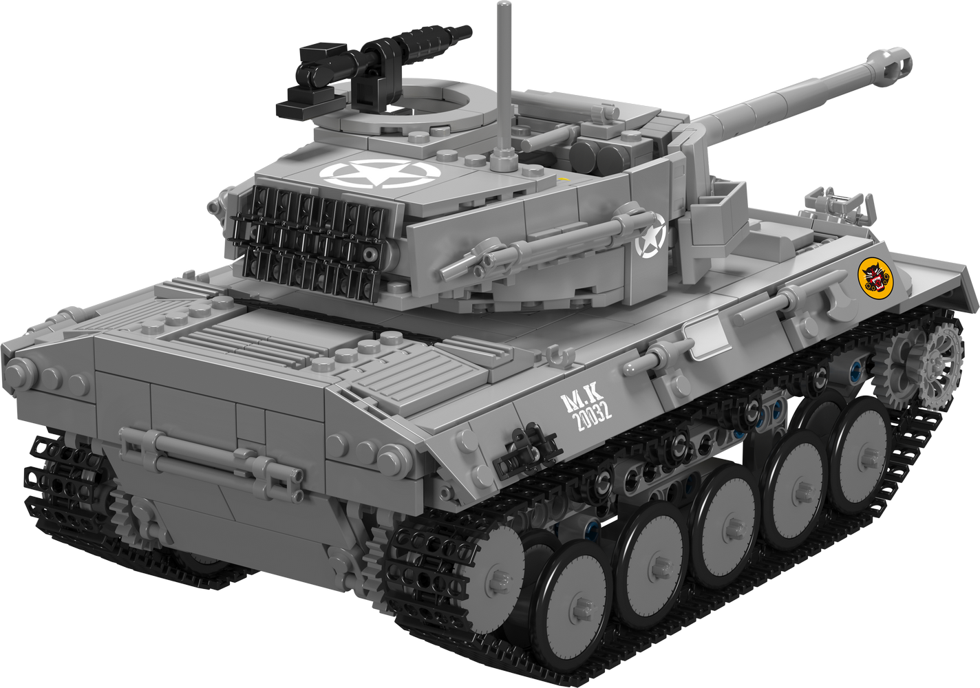 Mould King 20032 Military M18 Hellcat Tank Destroyer Building Toy Set | 971 PCS