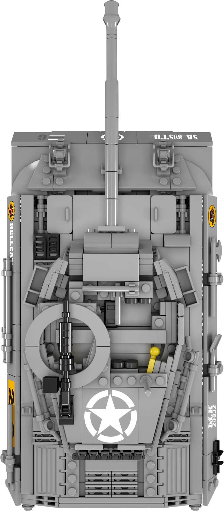 Mould King 20032 Military M18 Hellcat Tank Destroyer Building Toy Set | 971 PCS