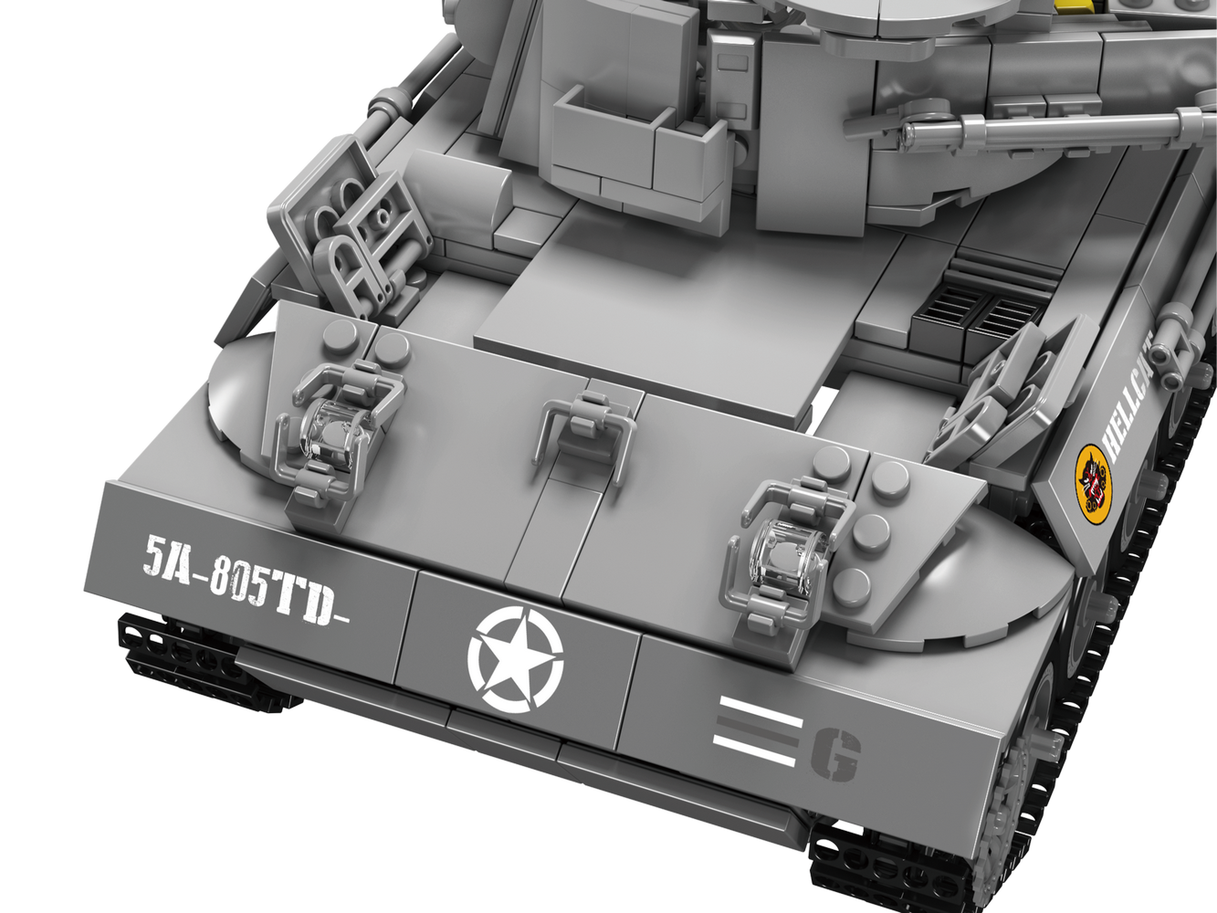 Mould King 20032 Military M18 Hellcat Tank Destroyer Building Toy Set | 971 PCS