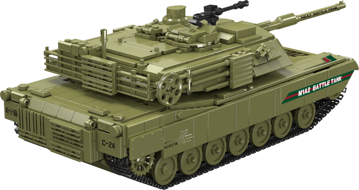 Mould King 20033 Military MIA2 Main Battle Tank Building Toy Set | 1168 PCS