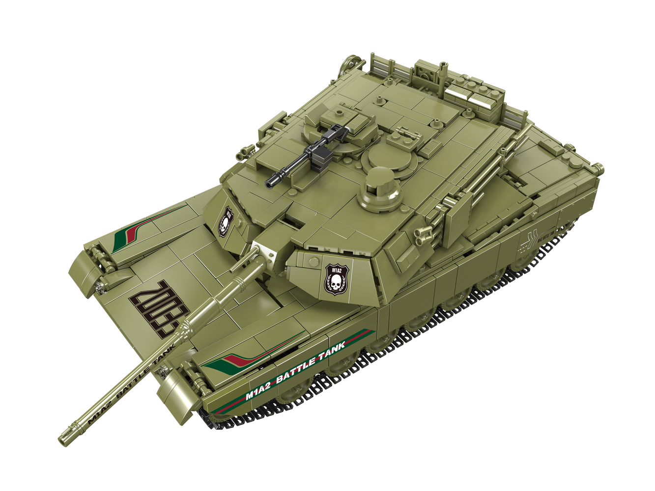 Mould King 20033 Military MIA2 Main Battle Tank Building Toy Set | 1168 PCS