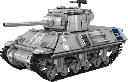 Mould King 20034 Military Pershing Heavy Tank Building Toy Set | 1057 PCS