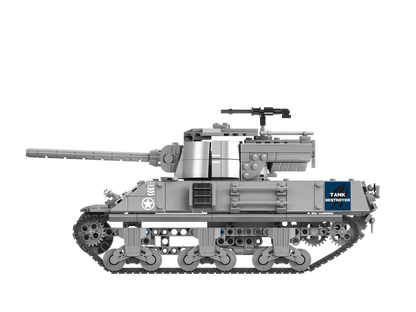 Mould King 20034 Military Pershing Heavy Tank Building Toy Set | 1057 PCS