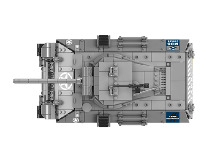 Mould King 20034 Military Pershing Heavy Tank Building Toy Set | 1057 PCS