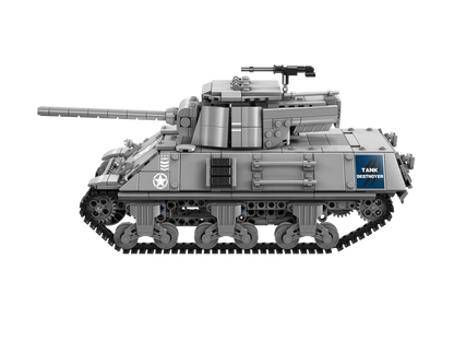 Mould King 20034 Military Pershing Heavy Tank Building Toy Set | 1057 PCS