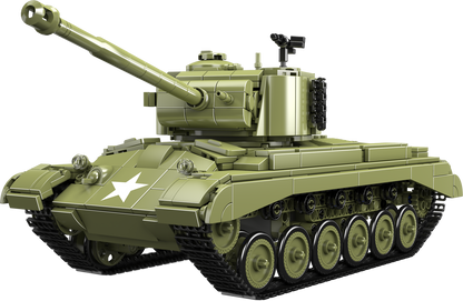 Mould King 20035 Military M26 Heavy Tank Building Toy Set | 1054 PCS