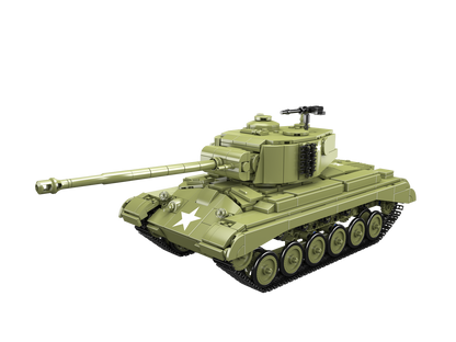 Mould King 20035 Military M26 Heavy Tank Building Toy Set | 1054 PCS