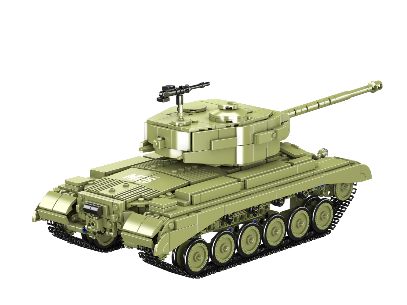 Mould King 20035 Military M26 Heavy Tank Building Toy Set | 1054 PCS