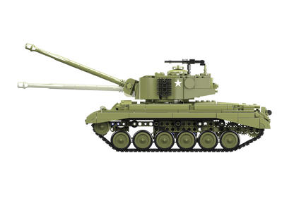 Mould King 20035 Military M26 Heavy Tank Building Toy Set | 1054 PCS