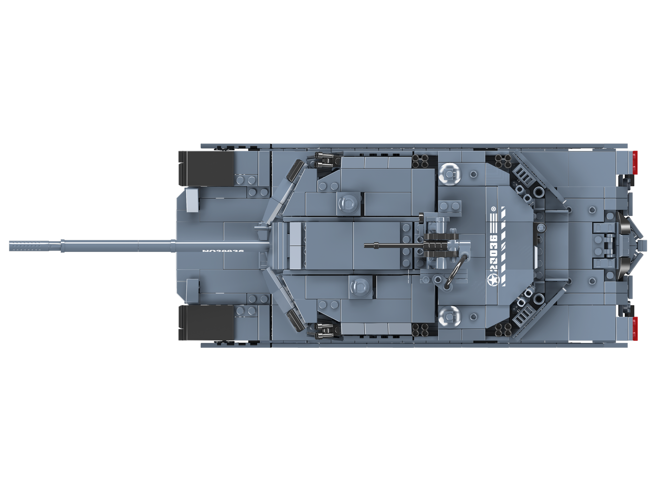 Mould King 20036 Military Abrams X Tank Model Building Toy Set | 1192 PCS