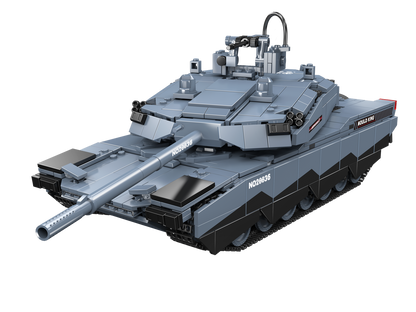 Mould King 20036 Military Abrams X Tank Model Building Toy Set | 1192 PCS