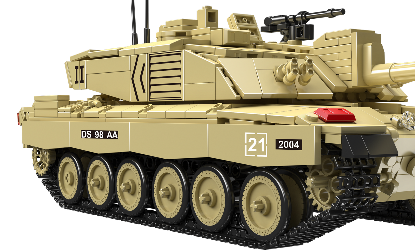 Mould King 20037 Military Challenger 2 Tank Building Toy Set | 1129 PCS