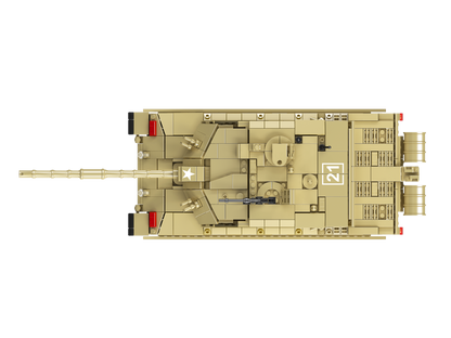 Mould King 20037 Military Challenger 2 Tank Building Toy Set | 1129 PCS