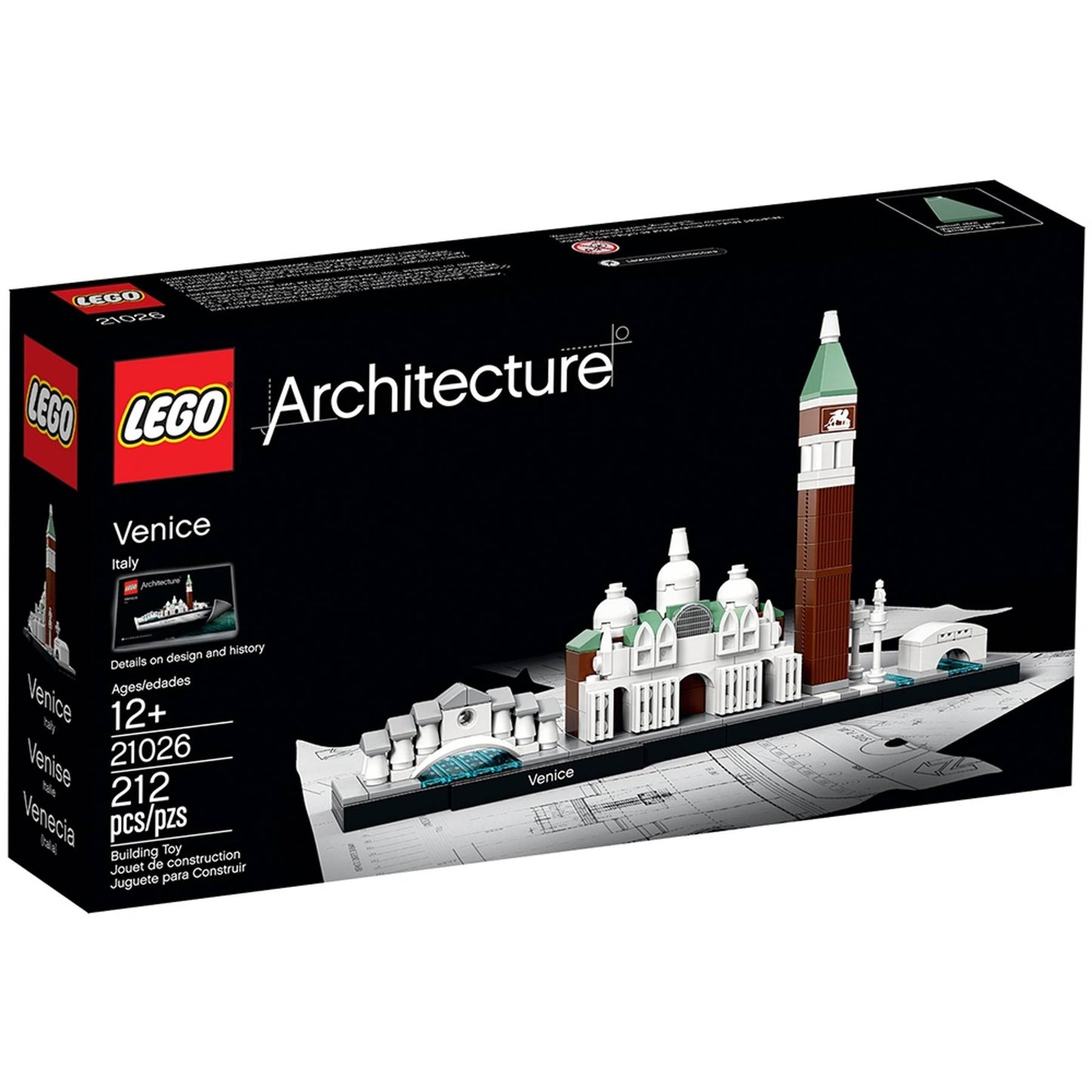 LEGO 21026 Architecture Venice | 212 PCS | Retired