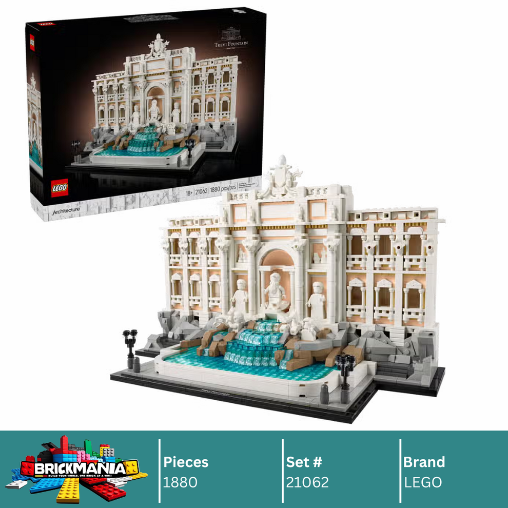 LEGO® Architecture Trevi Fountain 1880 Piece Building Kit (21062)