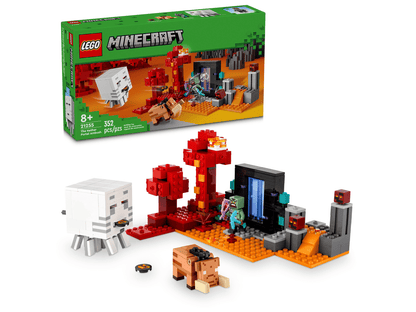 LEGO 21255 Minecraft The Nether Portal Ambush | 352 PCS | Retired