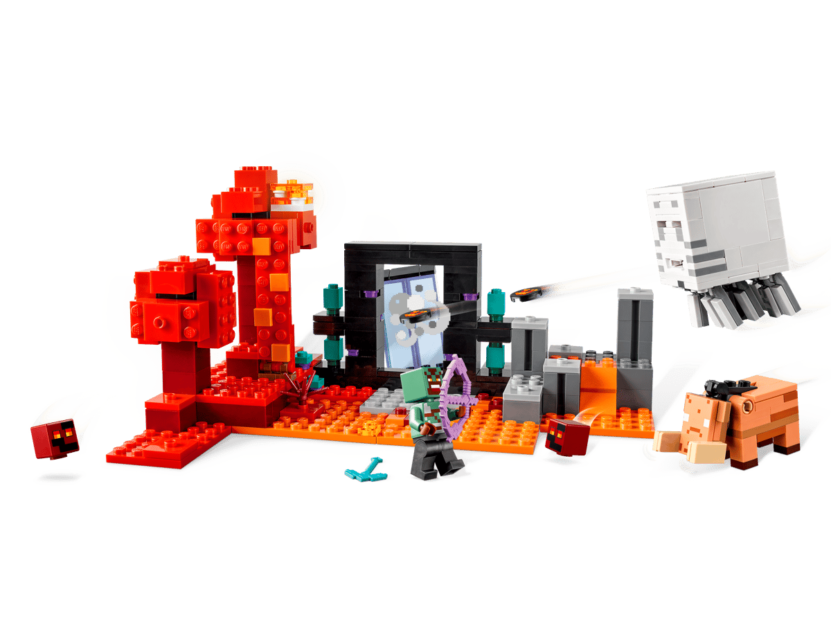 LEGO 21255 Minecraft The Nether Portal Ambush | 352 PCS | Retired