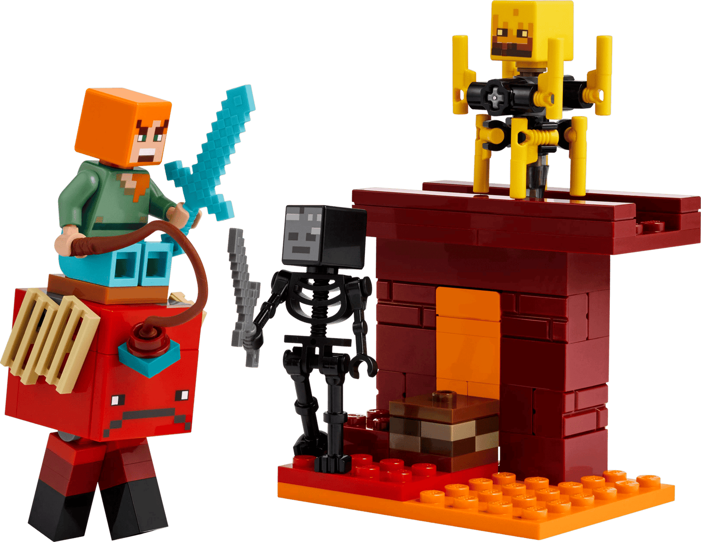 LEGO 21266 Minecraft The Nether Lava Battle | 99 PCS