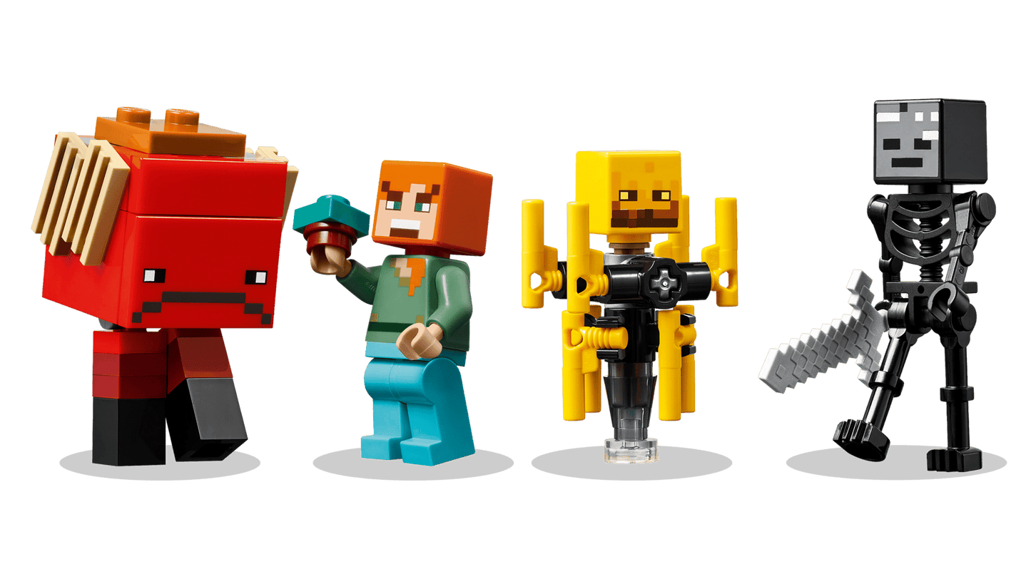 LEGO 21266 Minecraft The Nether Lava Battle | 99 PCS