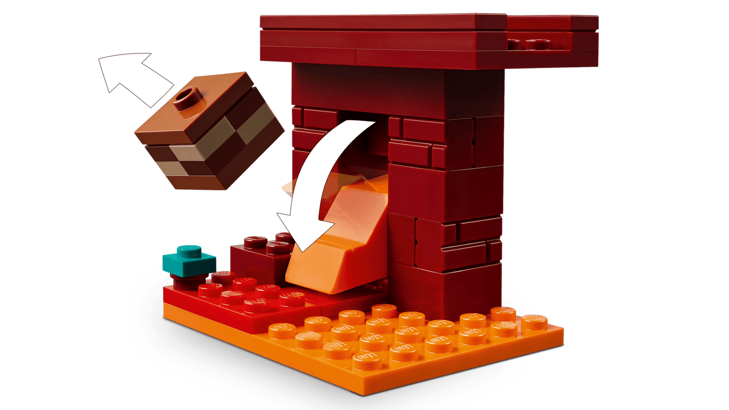 LEGO 21266 Minecraft The Nether Lava Battle | 99 PCS