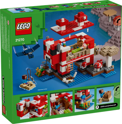 LEGO 21270 Minecraft The Mooshroom House | 500 PCS