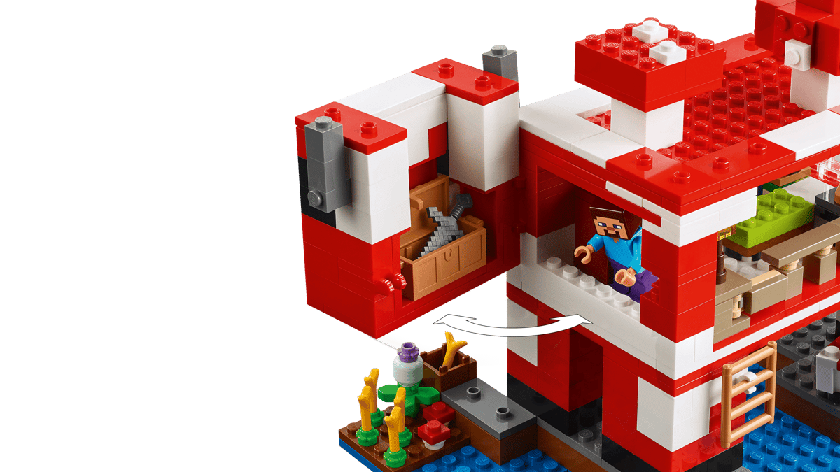 LEGO 21270 Minecraft The Mooshroom House | 500 PCS