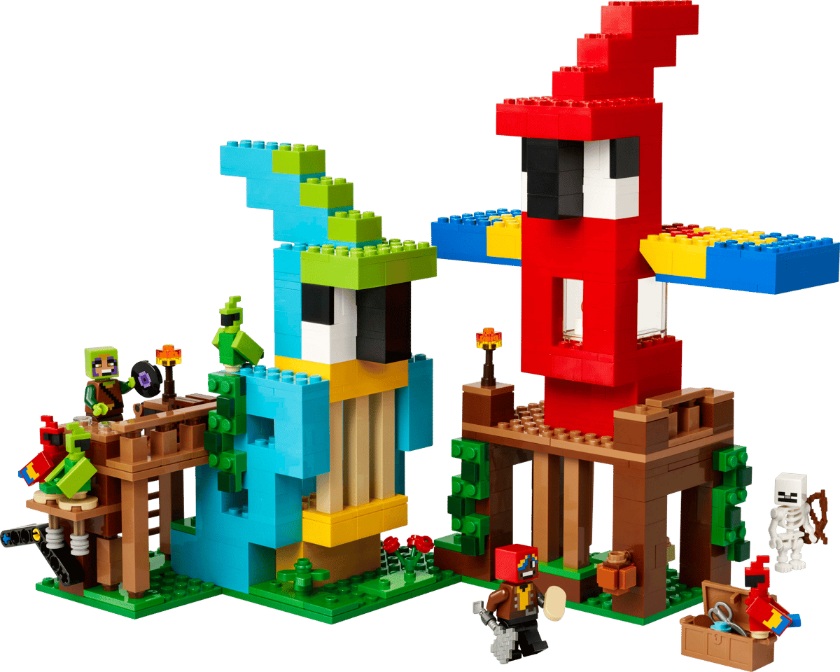 LEGO 21282 Minecraft The Parrot Houses | 535 PCS | Retired