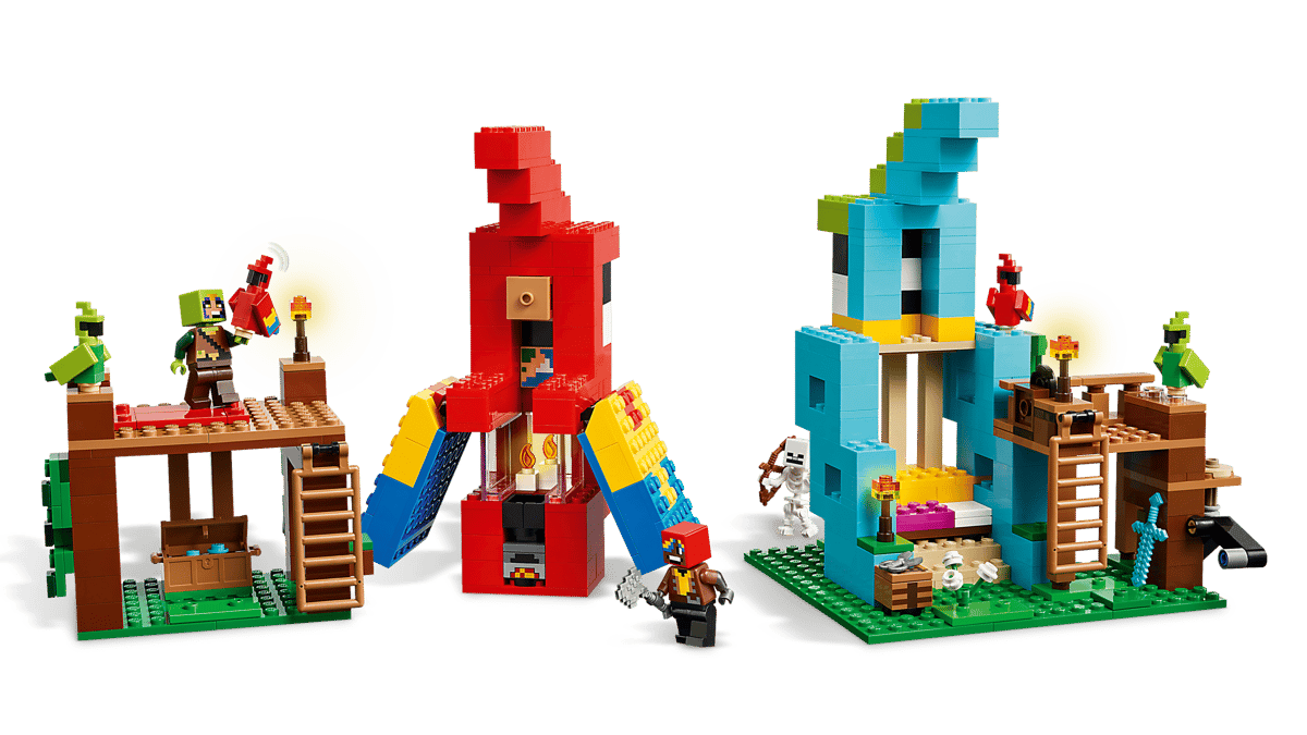 LEGO 21282 Minecraft The Parrot Houses | 535 PCS | Retired
