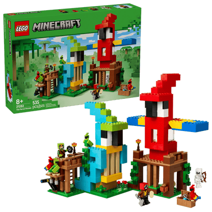 LEGO 21282 Minecraft The Parrot Houses | 535 PCS | Retired