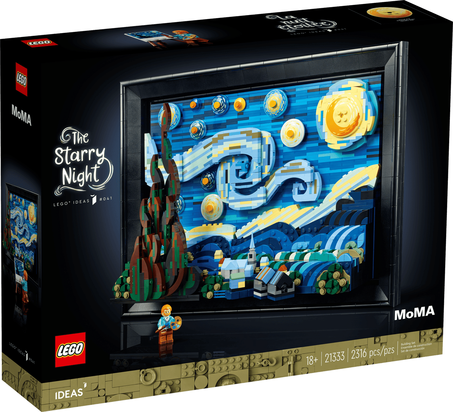 LEGO 21333 Ideas Vincent van Gogh - The Starry Night | 2316 PCS