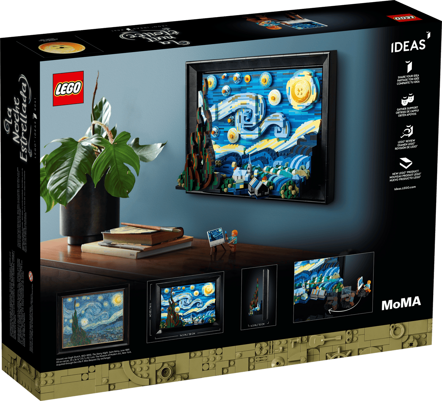 LEGO 21333 Ideas Vincent van Gogh - The Starry Night | 2316 PCS