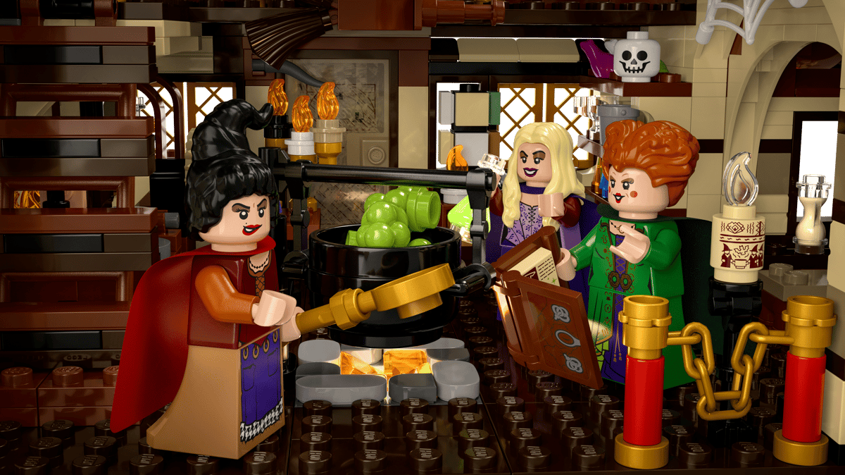 LEGO 21341 Ideas Disney Hocus Pocus: The Sanderson Sisters' Cottage | 2316 PCS | Retired