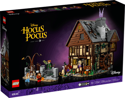 LEGO 21341 Ideas Disney Hocus Pocus: The Sanderson Sisters' Cottage | 2316 PCS | Retired