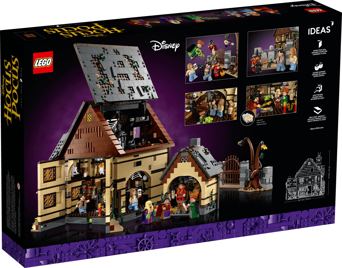 LEGO 21341 Ideas Disney Hocus Pocus: The Sanderson Sisters' Cottage | 2316 PCS | Retired