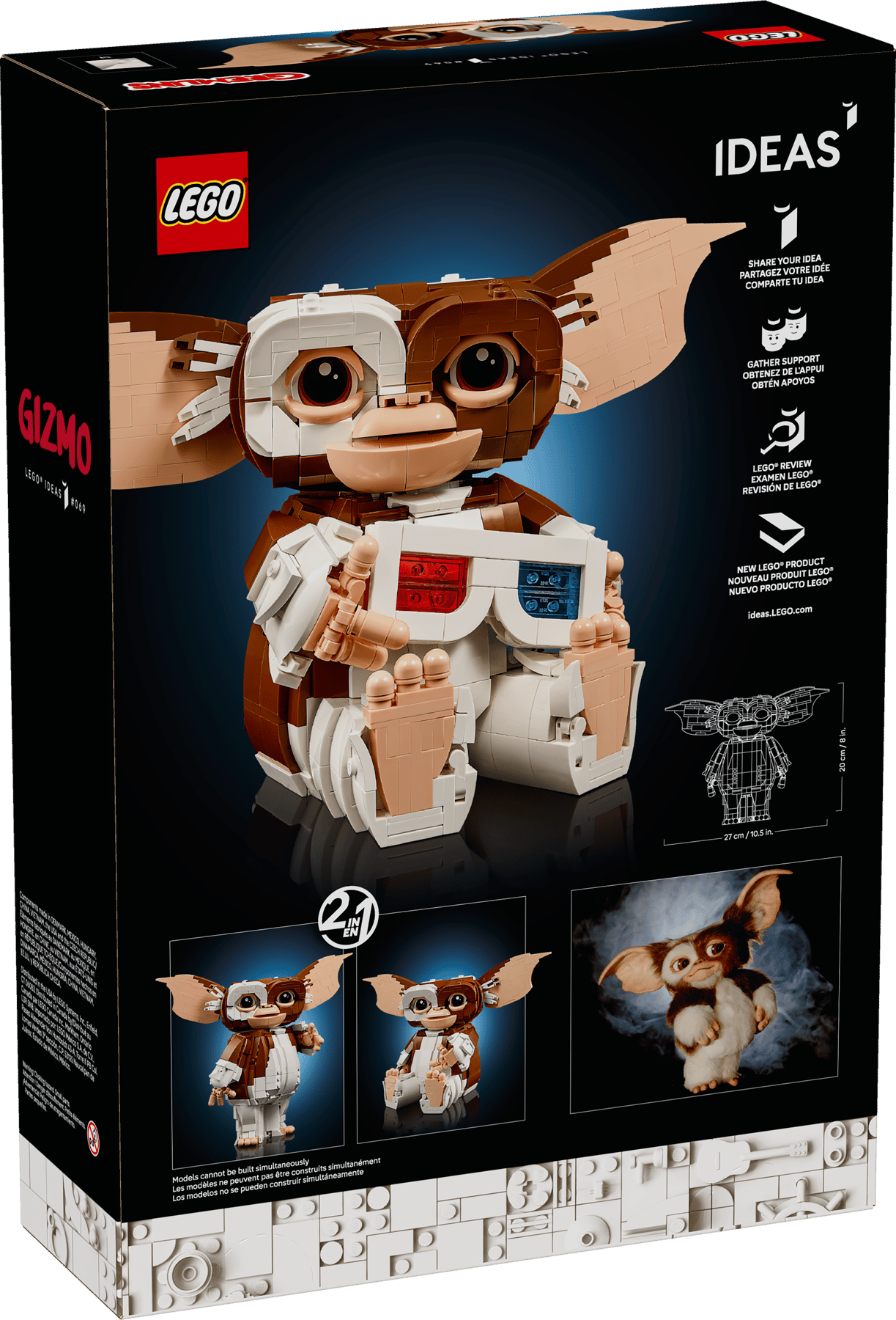 LEGO 21361 Ideas Gremlins™: Gizmo | 1125 PCS