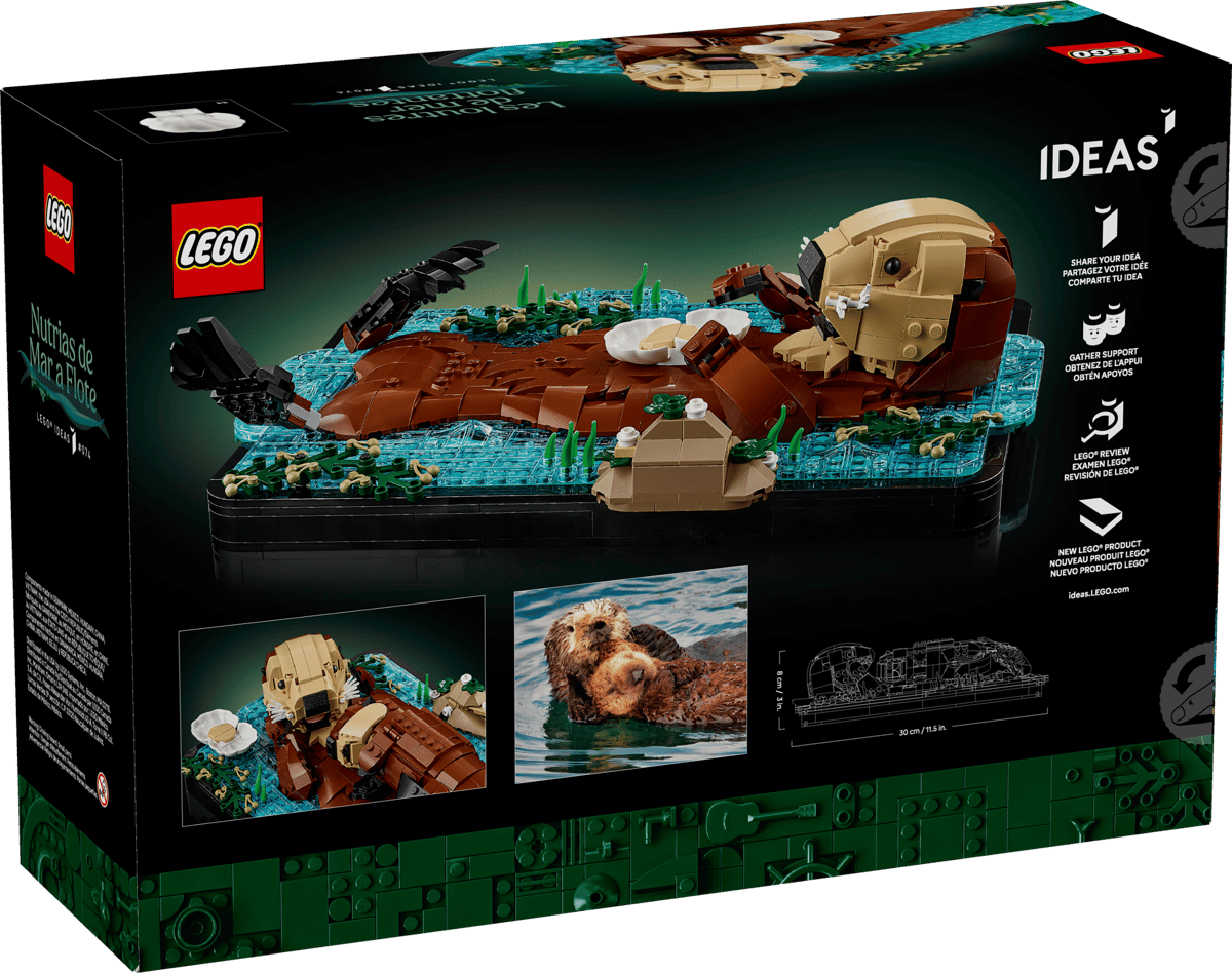 LEGO 21366 Ideas Floating Sea Otters | 1234 PCS
