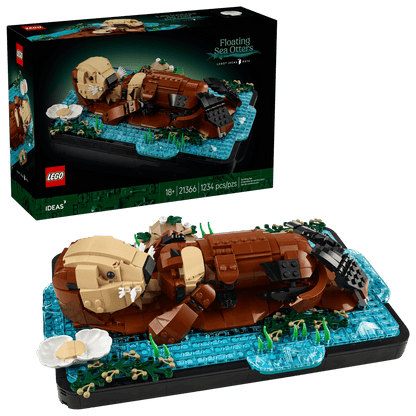 LEGO 21366 Ideas Floating Sea Otters | 1234 PCS