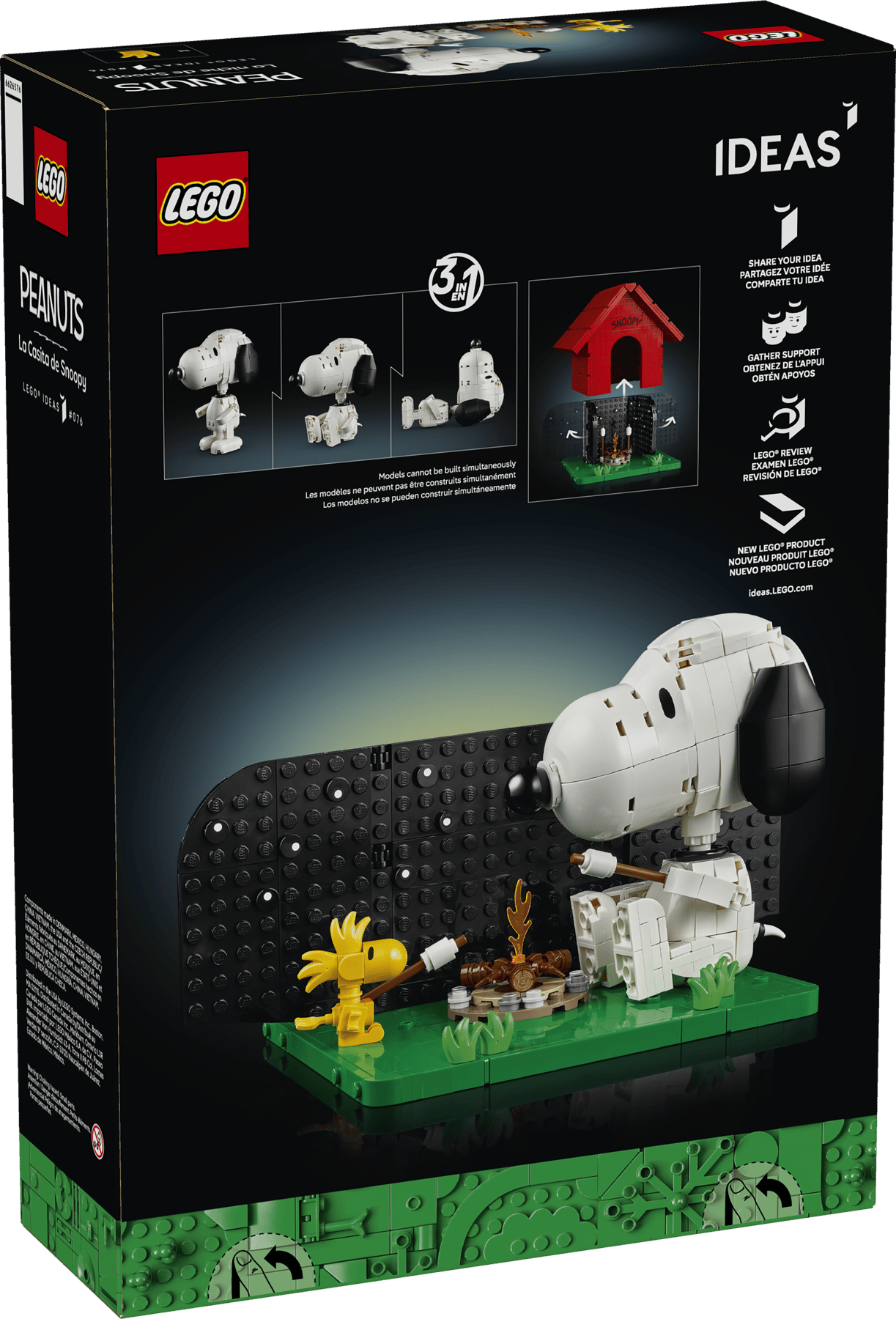 LEGO 21368 Ideas Peanuts: Snoopy's Doghouse | 964 PCS – Brickmania