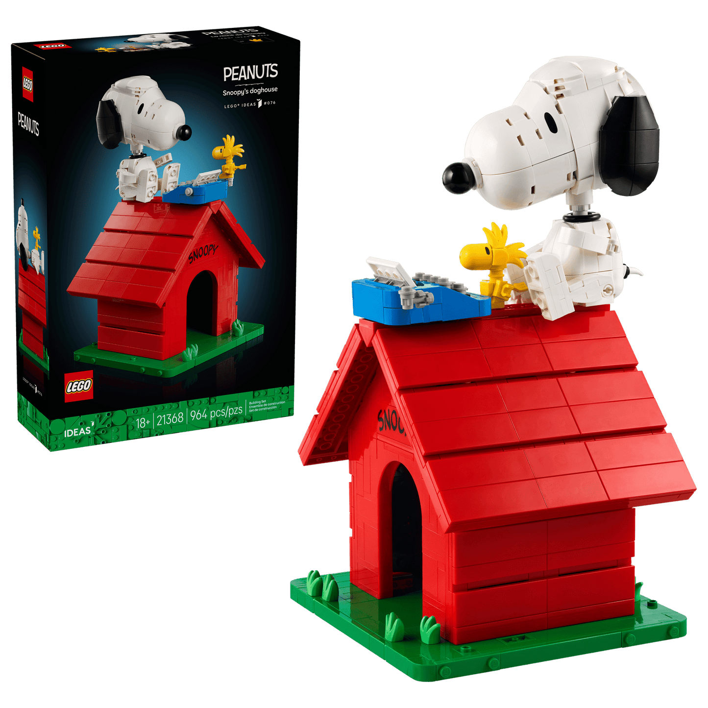 LEGO 21368 Ideas Peanuts: Snoopy's Doghouse | 964 PCS