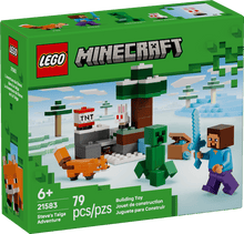 LEGO 21583 Minecraft Steve's Taiga Adventure | 79 PCS